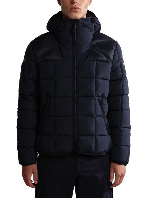 NAPAPIJRI ARIEL 1 Steppjacke mit Kapuze blu marine - Daunenjacken für Herren