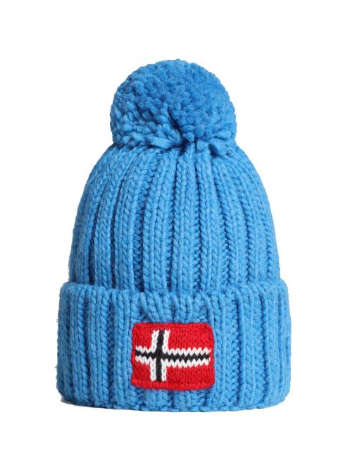 NAPAPIJRI KIDS SEMIURY 6 Mütze mit Bommeln blau mediterran - Kinderhüte