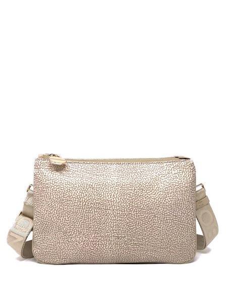BORBONESE ECO S Schultertasche Sand - Damentaschen