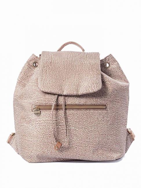 BORBONESE ECO M Rucksack beiger Meer - Damentaschen