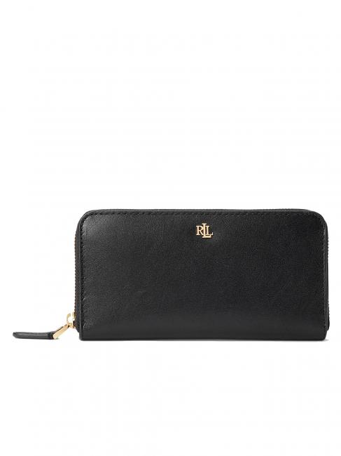 RALPH LAUREN Geldbörse continental Großartig in Haut Große kontinentale Geldbörse aus Leder schwarz 3 - Brieftaschen Damen