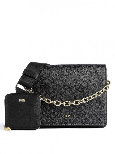 DKNY OTTO Tasche mit Kettengriff und Schulterriemen bklogo / bk - Damentaschen