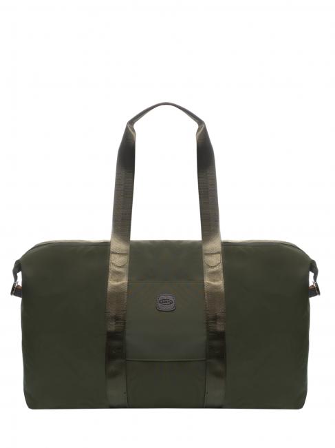 BRIC’S Brustbereich  2 in 1 X-BAG, groß, faltbar oliv / dunkelbraun - Reisetaschen