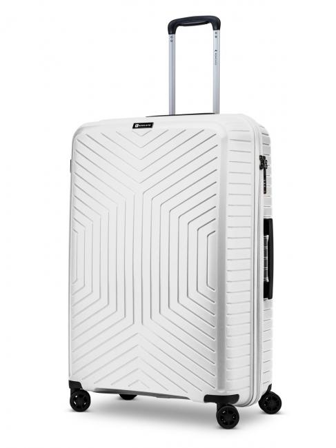 R RONCATO HEXA Trolley groß Weiß - Harte Trolleys