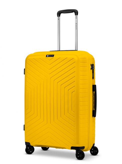 R RONCATO HEXA Trolley mittlerer Größe gelb - Harte Trolleys