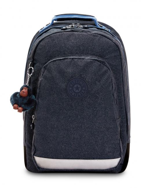 KIPLING CLASS ROOM 15" Laptop-Rucksack wahrer blauer Glitzer - Rucksäcke für Schule &amp; Freizeit