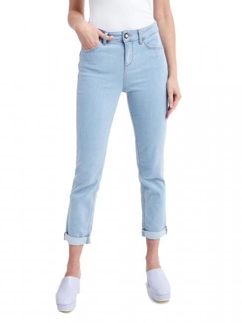 LIUJO BOTTOM UP PARFAIT MONROE Röhrenjeans mit normaler Taille d.lt blau ecs wie w - Damenjeans