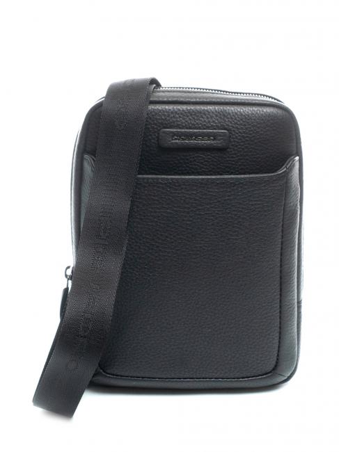 PIQUADRO MODUS RESTYLING iPad-Minitasche aus Leder Schwarz - Umhängetaschen Herren