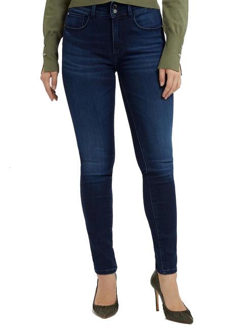 GUESS ANNETTE FOLDED Röhrenjeans warmer Ozean - Damenjeans