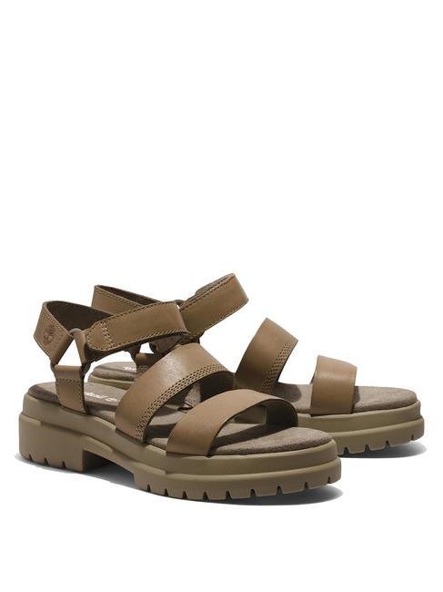 TIMBERLAND LONDON VIBE 3 BANDS Ledersandale Zitronenpfeffer - Damenschuhe