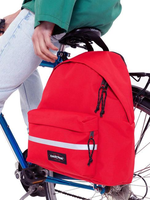 EASTPAK PADDED BIKE Rucksack mit Fahrradhaken Matrose Rot - PC-Rucksäcke