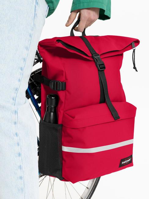 EASTPAK MACLO BIKE 21-Liter-Rucksack mit Fahrradhalterung Matrose Rot - Tablettmappe &amp; Organizer