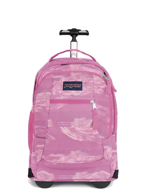JANSPORT DRIVER 8 Rucksack mit Trolley für PC 15 " statische Rosen - Rucksäcke mit Trolleyfunktion