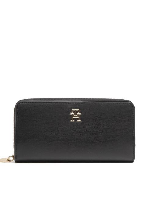 TOMMY HILFIGER CHIC Große Brieftasche Schwarz - Brieftaschen Damen