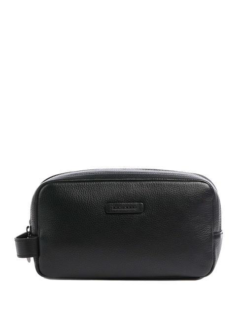 PIQUADRO MODUS RESTYLING Reiseetui aus Leder Schwarz - Beauty-Case
