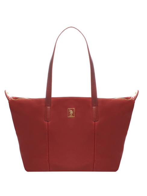 U.S. POLO ASSN. BIRMINGHAM Schulter-Shopper rot - Damentaschen