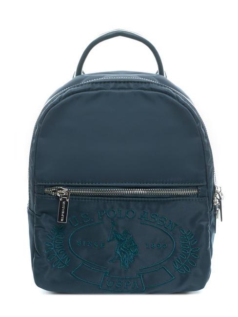 U.S. POLO ASSN. SPRINGFIELD Rucksack mit gesticktem Logo blaugrün - Damentaschen