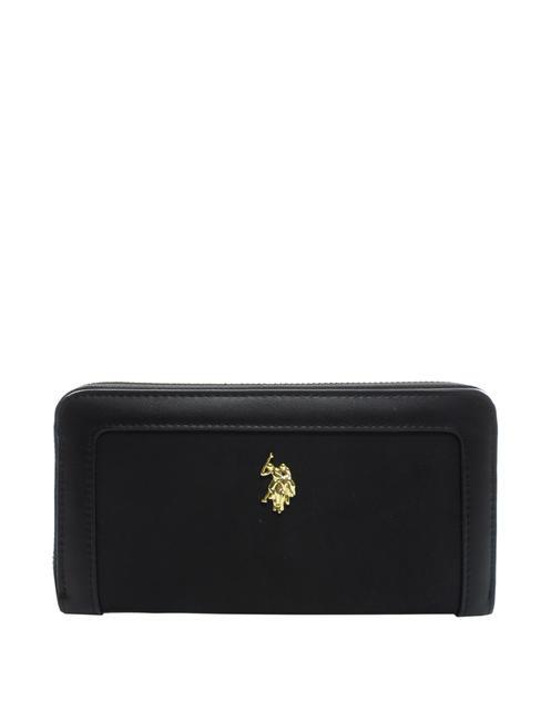 U.S. POLO ASSN. HOUSTON Große Brieftasche SCHWARZ - Brieftaschen Damen