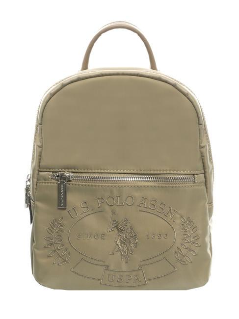 U.S. POLO ASSN. SPRINGFIELD Rucksack mit gesticktem Logo leichtes Taupe - Damentaschen