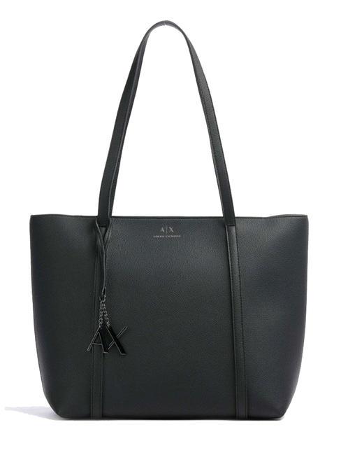 ARMANI EXCHANGE CHARM LOGO Einkaufstasche schwarze Dame - Damentaschen