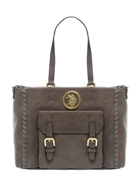 U.S. POLO ASSN. COUNTRYSIDE Große Tragetasche Taupe - Damentaschen
