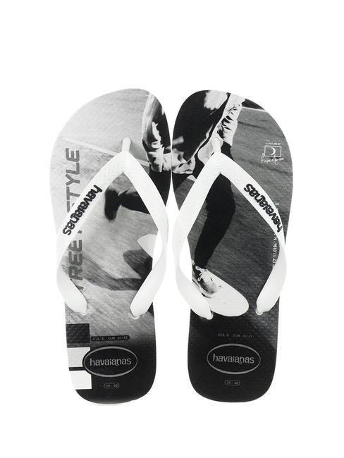 HAVAIANAS Infradito HYPE weiß/weiß/schwarz/schwarz - Herrenschuhe