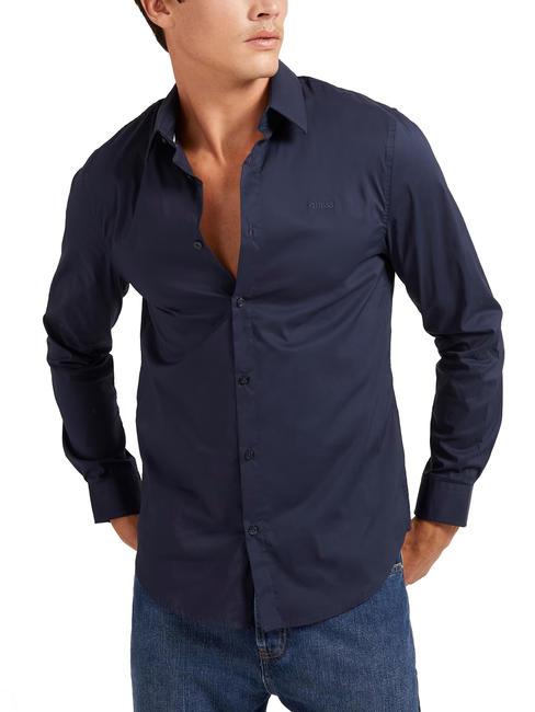 GUESS sunset Shirt manica lunga Langarm-Shirt smartblue - Herrenhemden