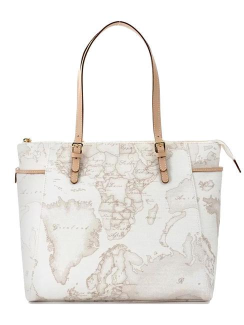 ALVIERO MARTINI PRIMA CLASSE GEO WHITE Große Umhängetasche Weiß - Damentaschen