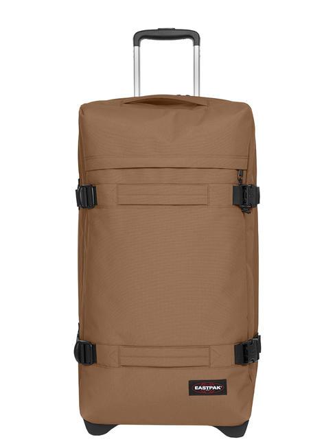 EASTPAK TRANSIT'R M Trolley mittlerer Größe braun aufplatzen - Halbharte Trolleys