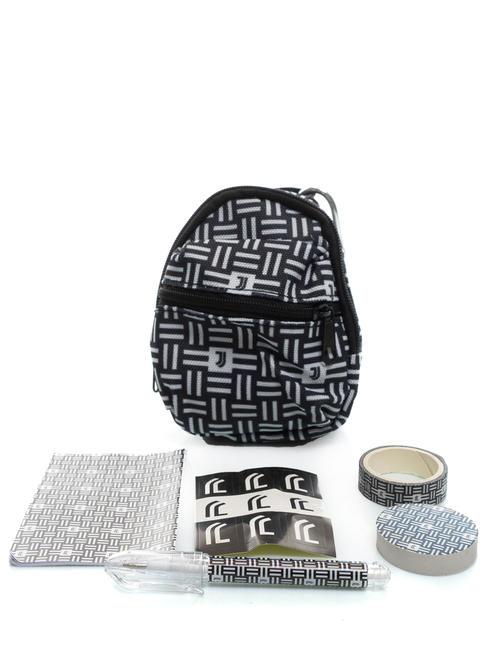JUVENTUS MINI Rucksack-Schlüsselanhänger mit Zubehör Schwarz - Taschen und Accessoires für Kids