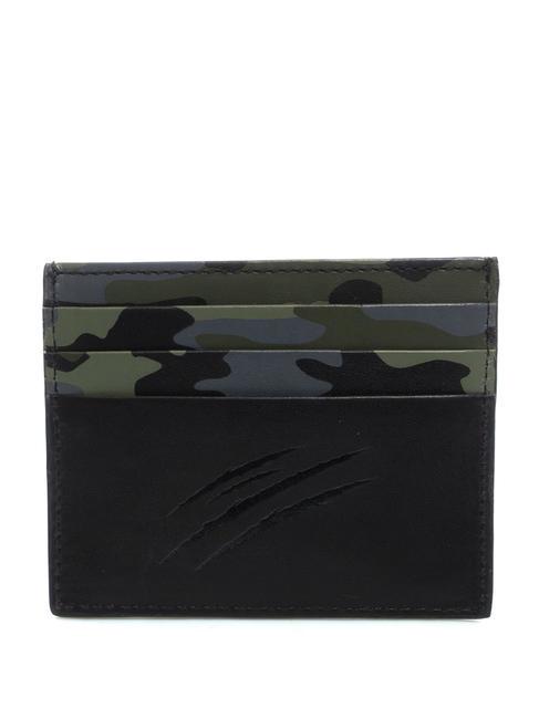 PLEIN SPORT CHICAGO Kartenetui aus Leder Schwarz - Brieftaschen Herren
