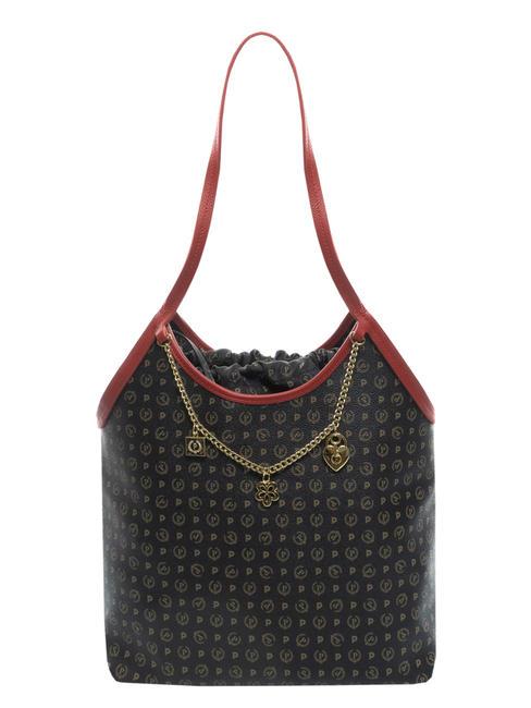 POLLINI HERITAGE Einkaufstüten schwarzer Lack - Damentaschen