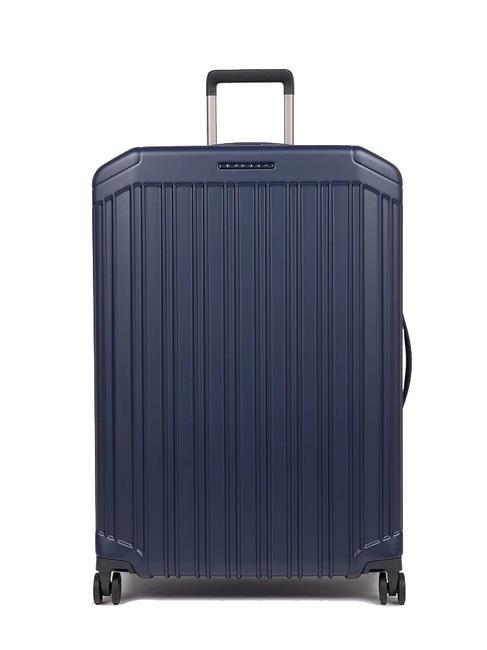 PIQUADRO PQ-LIGHT Großer ultraschlanker Trolley Blau - Harte Trolleys
