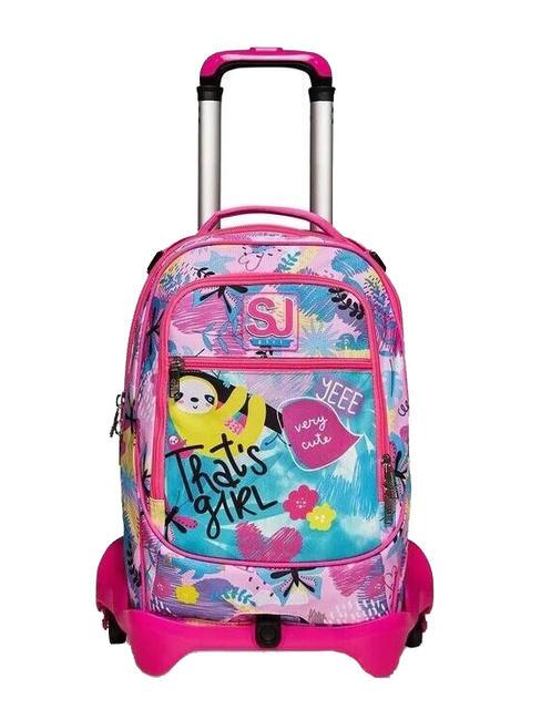 SJGANG CLACK IT GIRL JACK Rucksack mit abnehmbarem Trolley Meerwasser - Rucksäcke mit Trolleyfunktion
