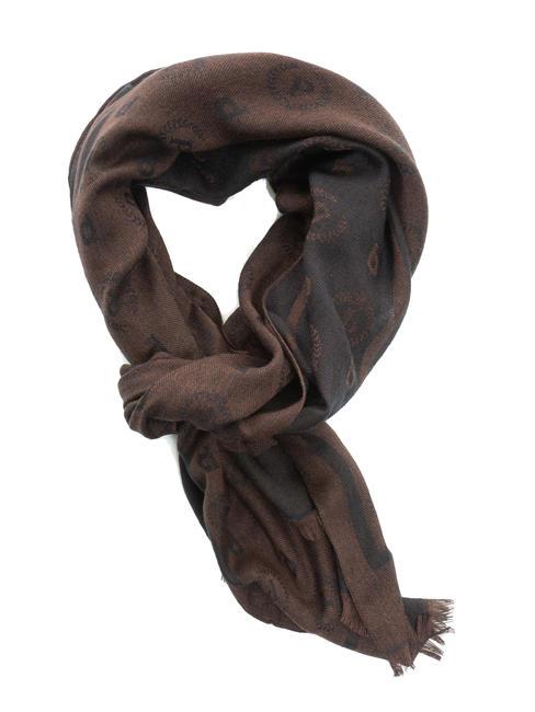 POLLINI JAQUARD Jaquard-Schal 180X53 braun - Schals