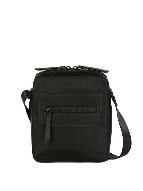 TRUSSARDI ZENITH Schultertasche Schwarz Schwarz - Umhängetaschen Herren
