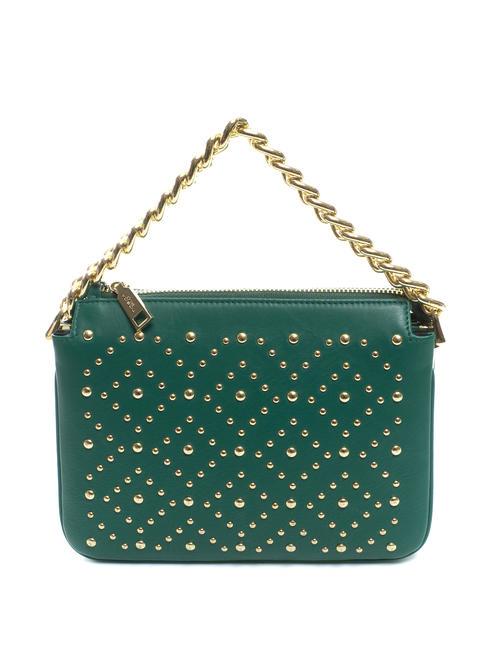 TOSCA BLU MILANO Ledertasche mit Nieten grün - Damentaschen