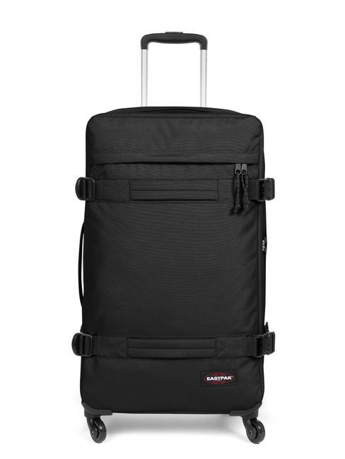 EASTPAK TRANSIT'R Mittelgroßer Trolley SCHWARZ - Halbharte Trolleys
