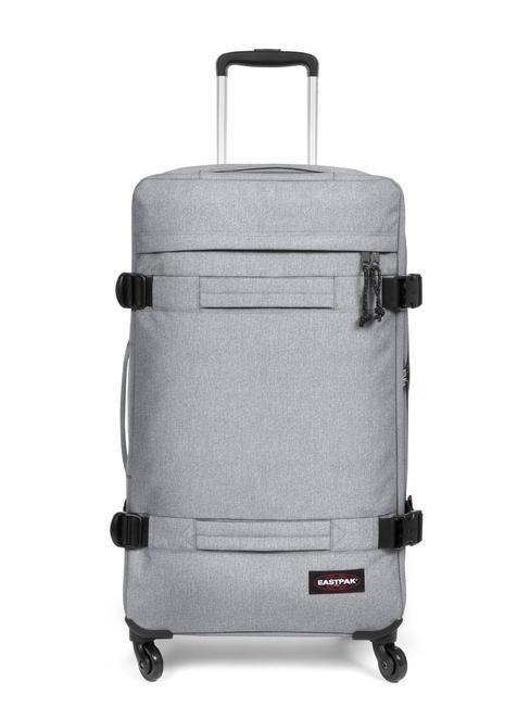 EASTPAK TRANSIT'R Mittelgroßer Trolley sonntaggrau - Halbharte Trolleys