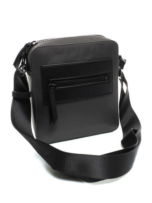 TRUSSARDI ZENITH Schultertasche Dunkelgrau / Schwarz - Umhängetaschen Herren