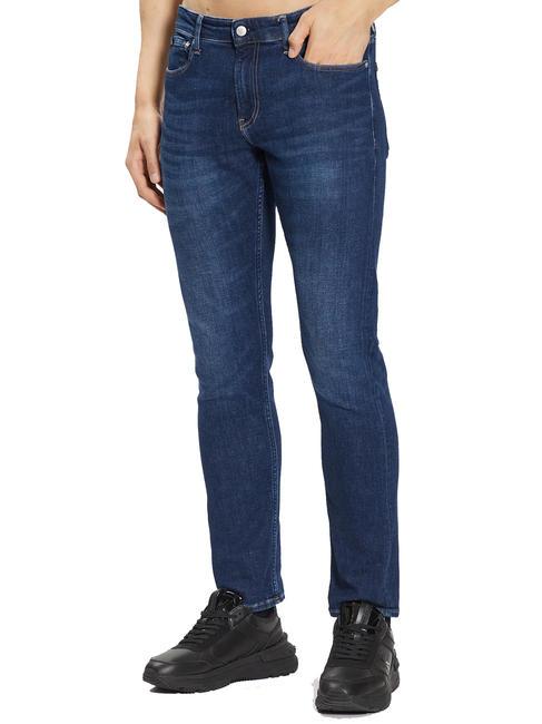 CALVIN KLEIN CK Jeans Slim-Fit-Jeans dunkler Denim - Hosen Herren