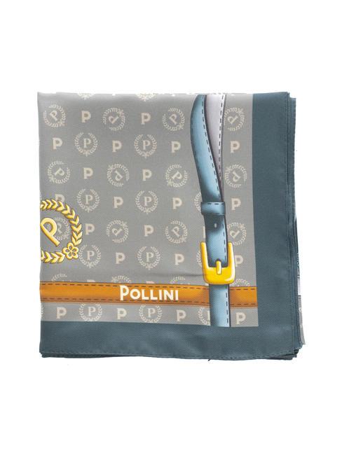 POLLINI TWILL Bedruckter Schal grau und blau - Schals