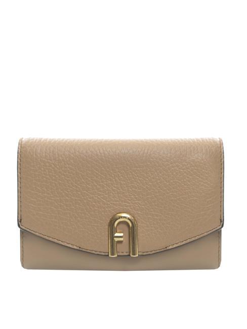 FURLA PRIMULA Ledergeldbörse Greige - Brieftaschen Damen