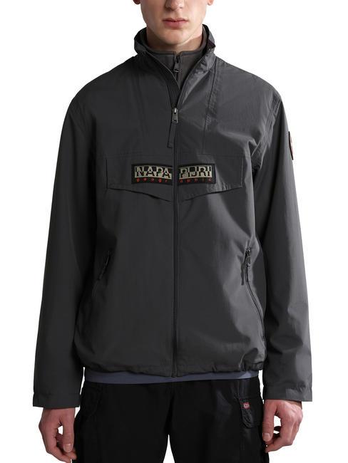 NAPAPIJRI RAINFOREST OPEN  SUMMER Windjacke dunkelgrauer Feststoff - Herrenjacken