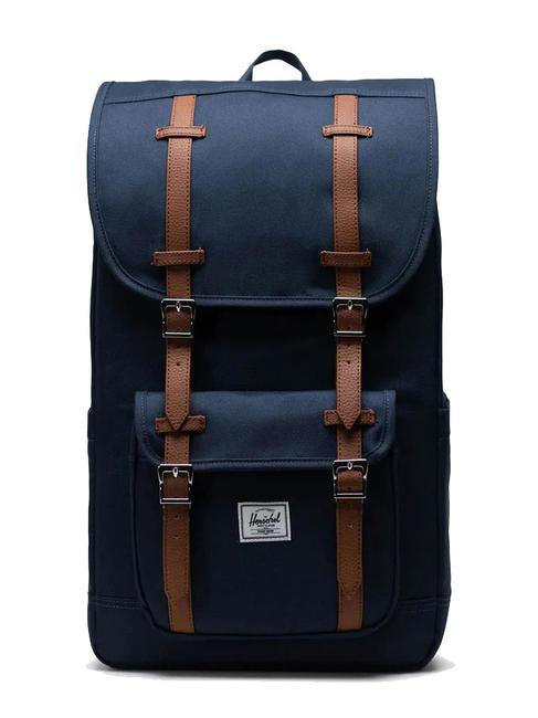 HERSCHEL LITTLE AMERICA  Rucksack in Standardgröße marinebraun - Rucksäcke für Schule &amp; Freizeit