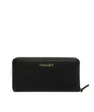 TWINSET NEW OVAL T Gro&szlig;es Lederportemonnaie - Brieftaschen Damen