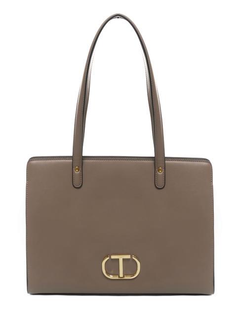 TWINSET OVAL T Handtasche Taupe - Damentaschen