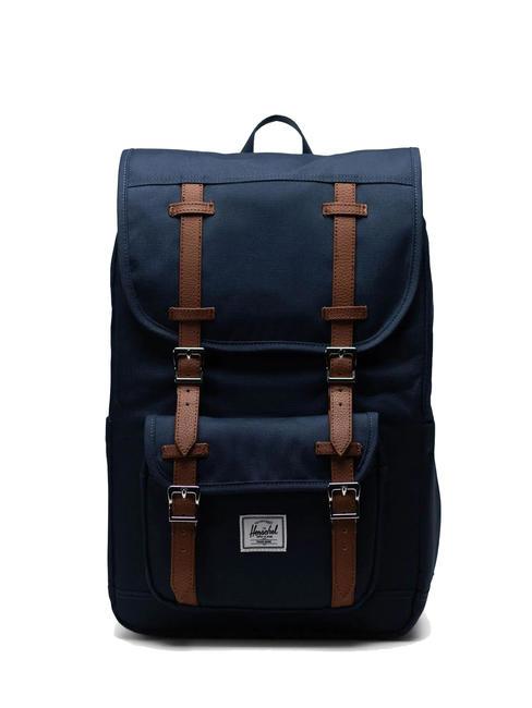 HERSCHEL LITTLE AMERICA MID Mittelgroßer Rucksack marinebraun - Rucksäcke für Schule &amp; Freizeit