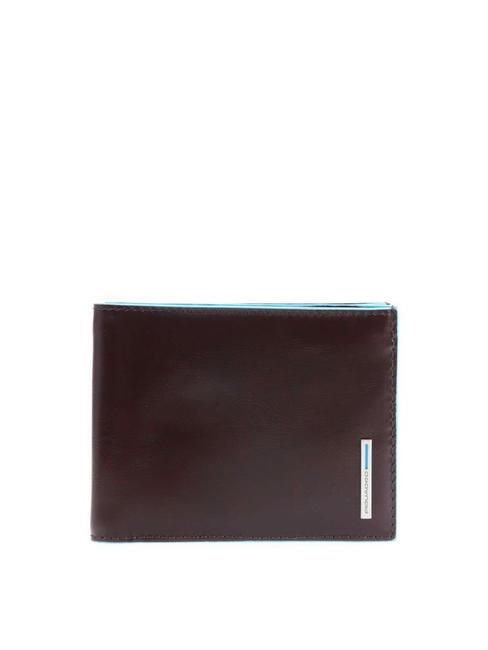 PIQUADRO Portafoglio BLAUES QUADRAT MAHAGONI - Brieftaschen Herren