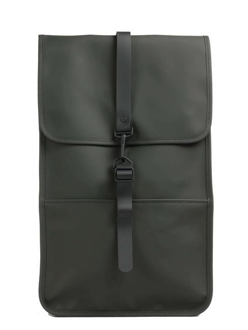 RAINS BACKPACK Wasserdichter Rucksack Grüns - Rucksäcke
